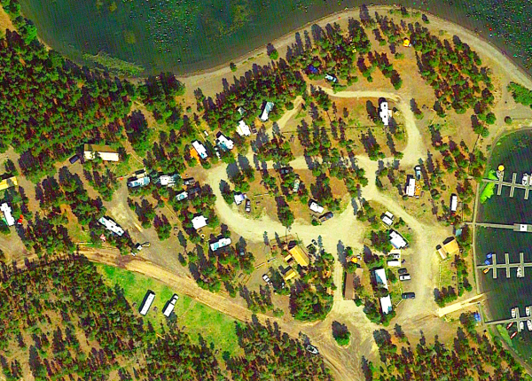 Madison Arm Resort RV Park Aerial