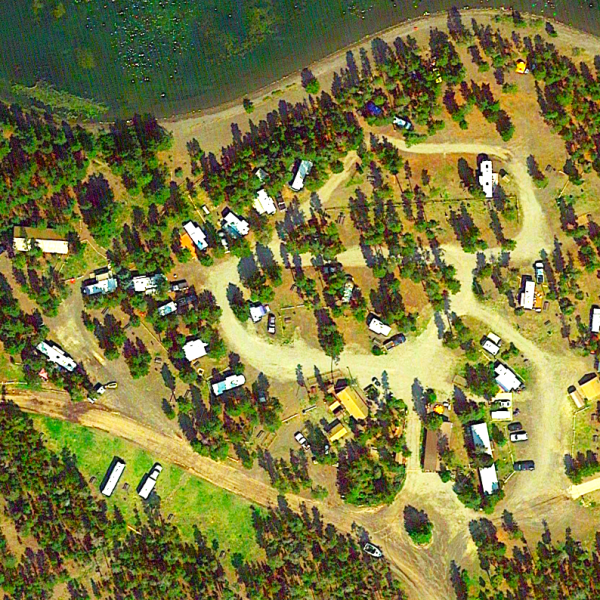 Madison Arm Resort RV Park Aerial