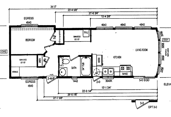 cottage floor plan