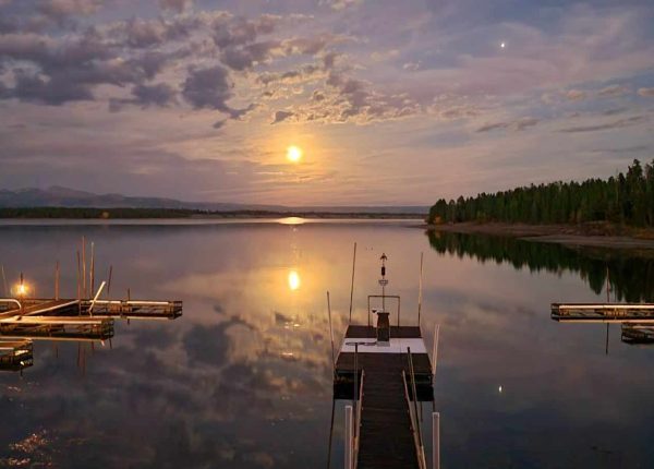 Madison Arm Resort Marina Night