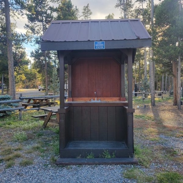 Main Campground Dish Cleaning Station
