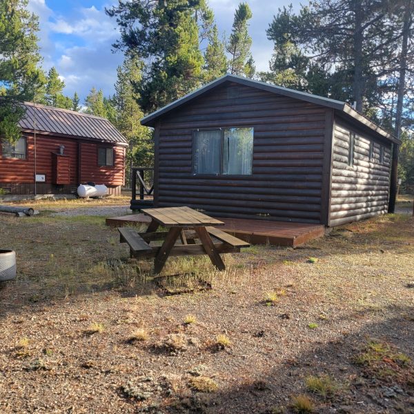 Cabin 3 rear View Gallatin National Forest
