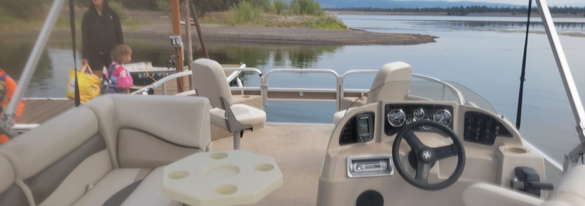 2012 Godfrey Sweetwater Pontoon Boat Back View
